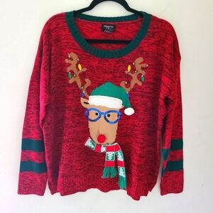 HOOKED UP by I.O.T. christmas sweater